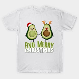 Christmas Avocados Avo Merry Christmas T-Shirt